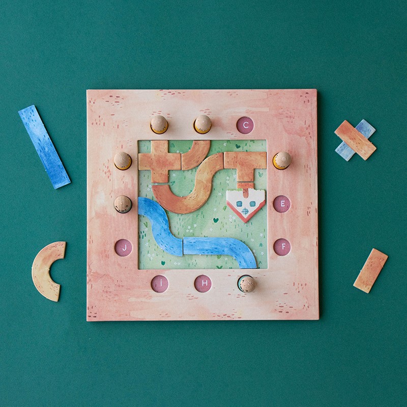 logic game with 100 challenges